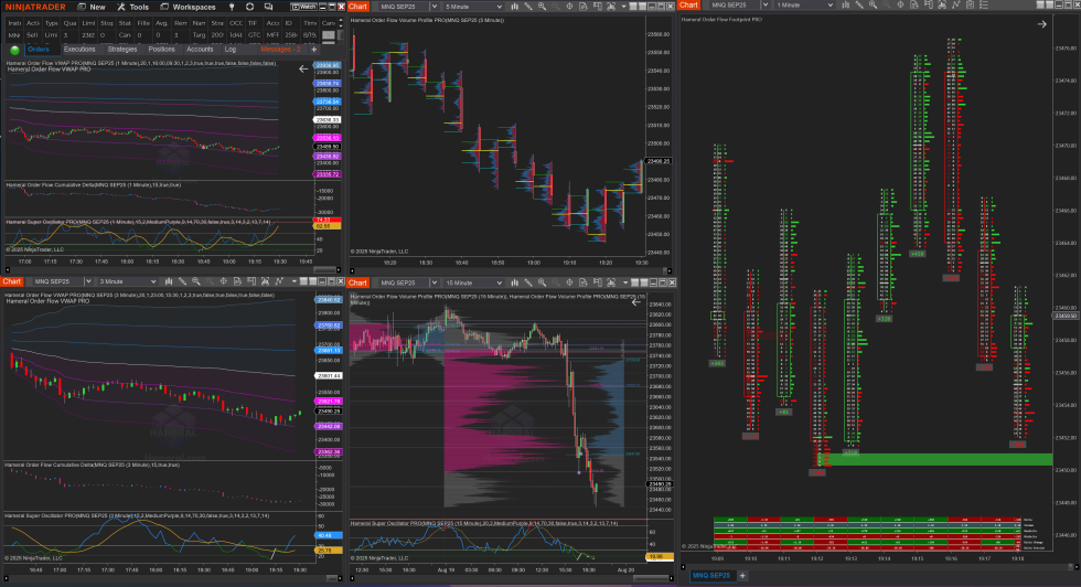 NinjaTrader Order Flow Indicators PRO Pack - Hameral
